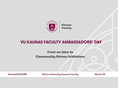 2026 03 25 VU KAUNAS FACULTY AMBASSADORS DAY WEB